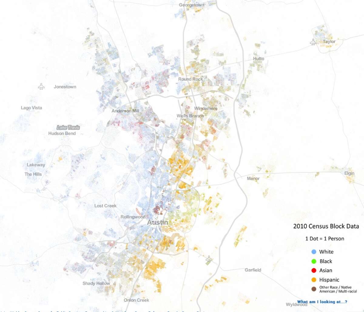 Stunning diversity map shows San Antonio's racial divide