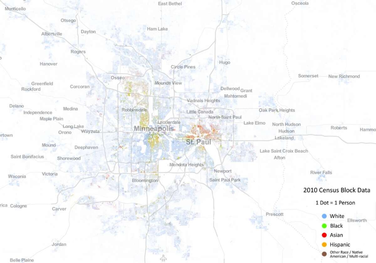 Stunning diversity map shows San Antonio's racial divide