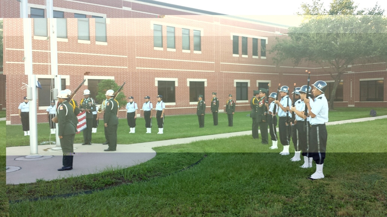 Westside High Cadets Conduct Annual Tribute To Sept 11 2001