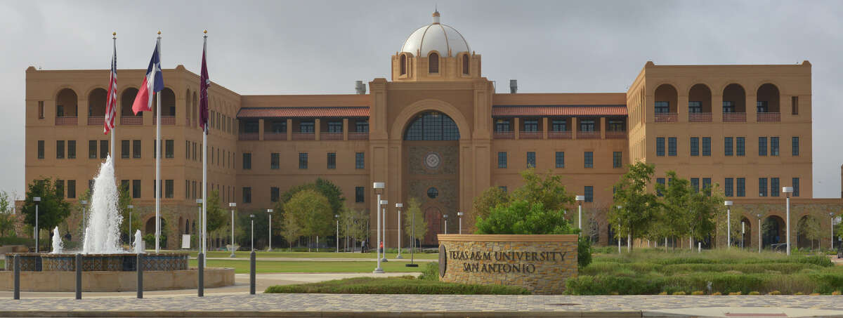 The recently opened central academic center on the South Side campus of Texas A&M University-San Antonio is seen on Wednesday morning, Sept. 17, 2014.