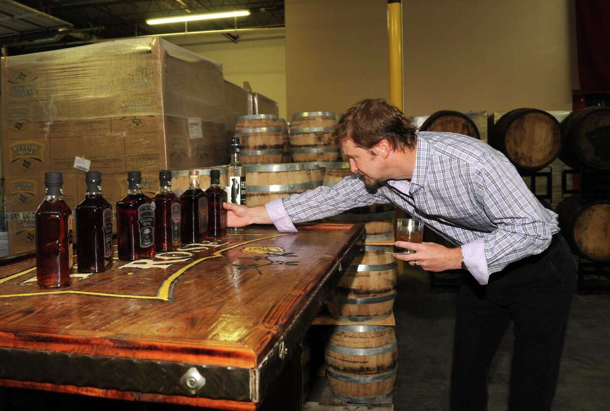 Yellow Rose Distilling offers tours of its whiskeymaking facility