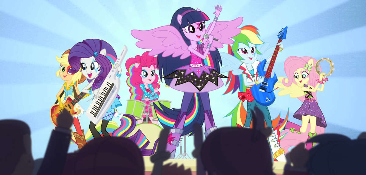 “My Little Pony: Equestria Girls — Rainbow Rocks,” a follow-up to last year’s film, finds some of the ponies from the TV series transformed into girls, living in a human world.