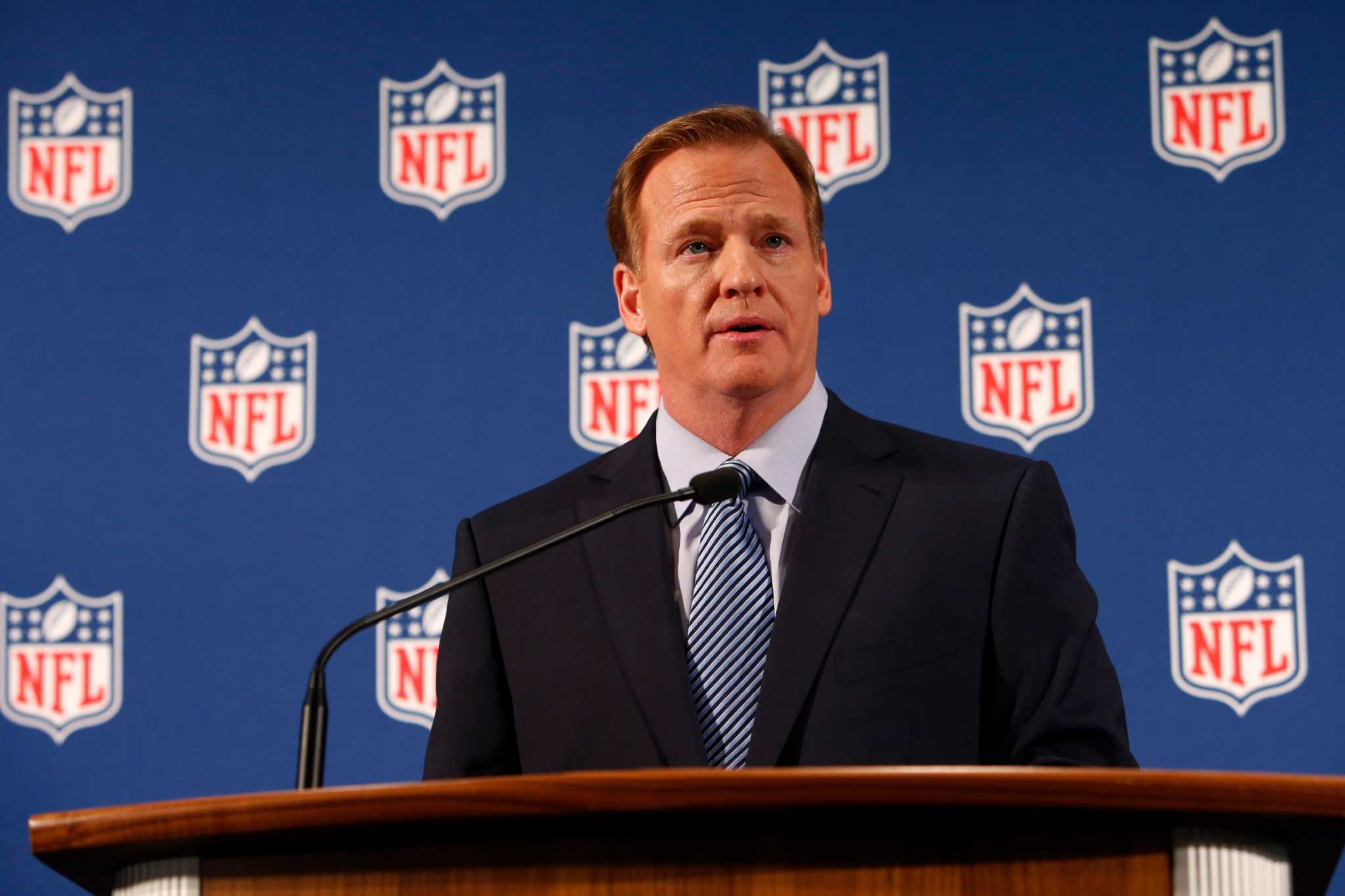 Family members of NFL Commissioner Roger Goodell go long