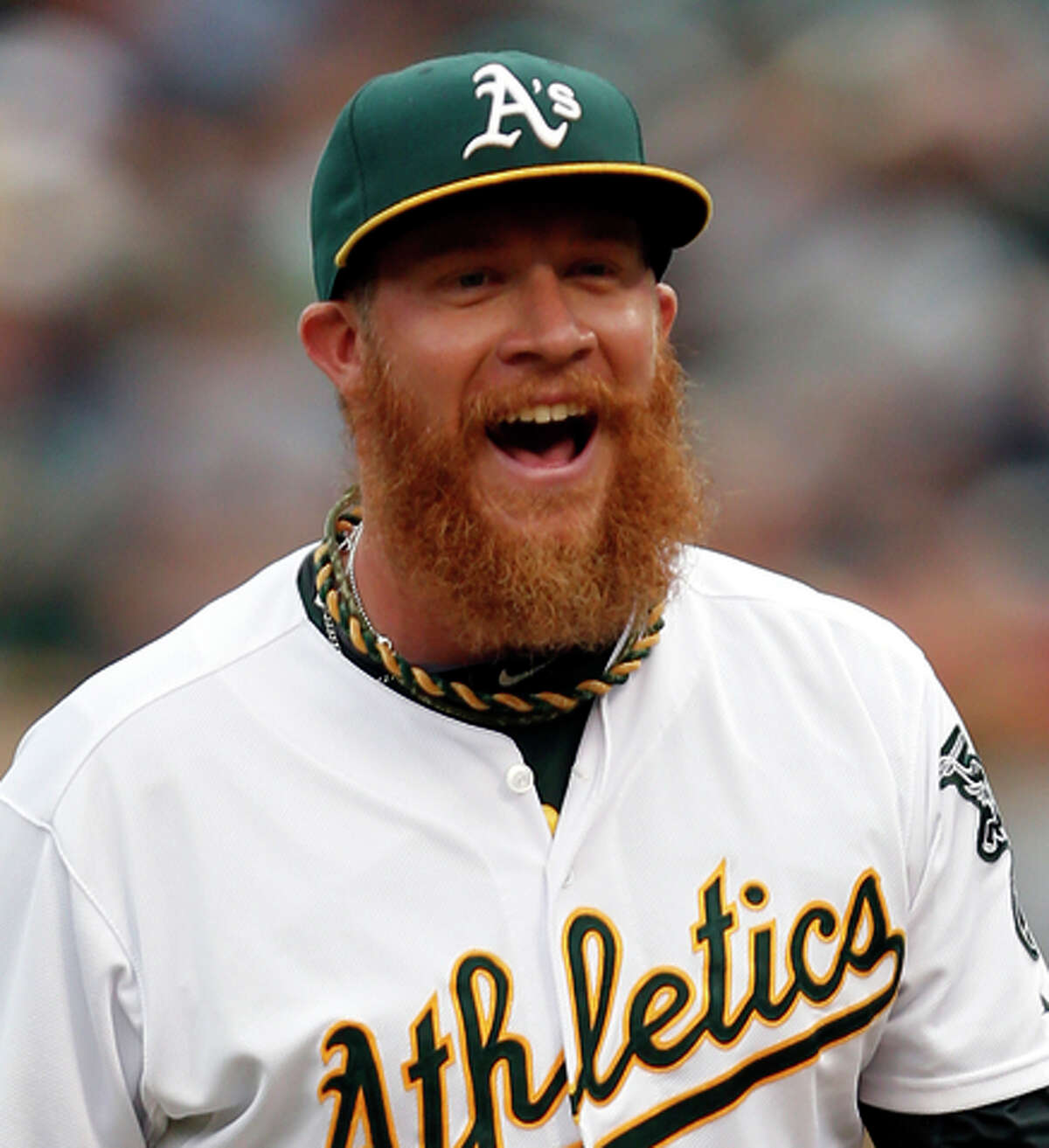 Is the 'Face of MLB' hiding behind Sean Doolittle's beard?