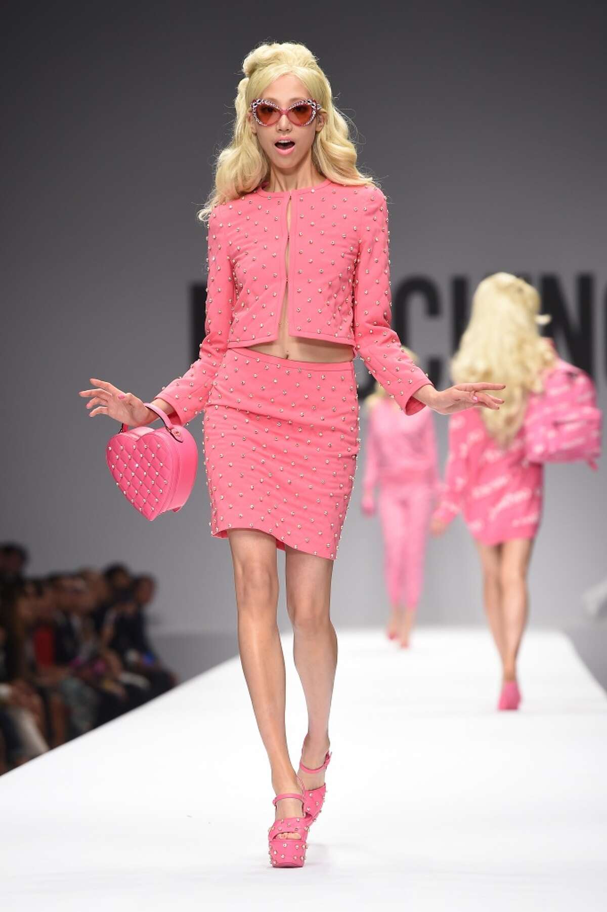 Barbie on the catwalk