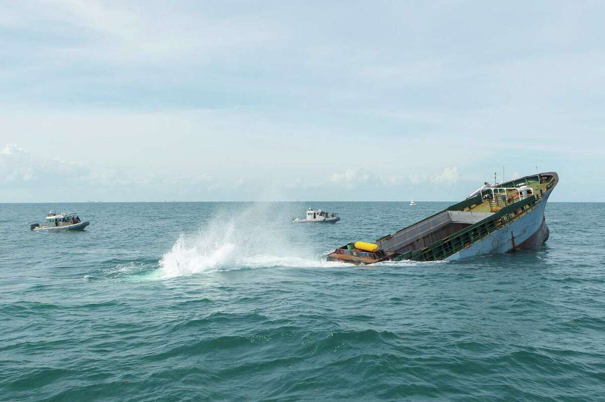 Cargo vessel sunk in Gulf of Mexico to expand Texas reef