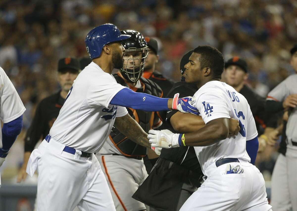 Benches clear in SF Giants’ loss to Dodgers