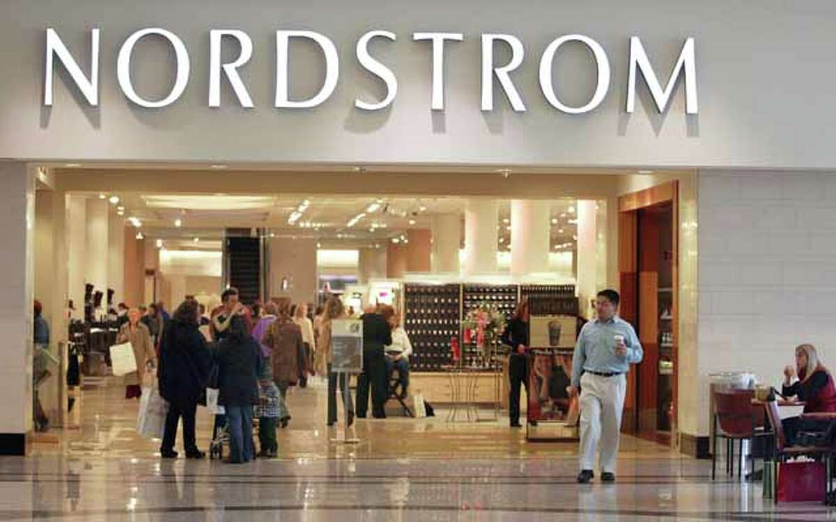 NORDSTROM According to TripsWithPets.com, dogs are welcome at many Nordstrom locations. Check with your favorite location before visiting. (Photo by Tim Boyle/Getty Images)