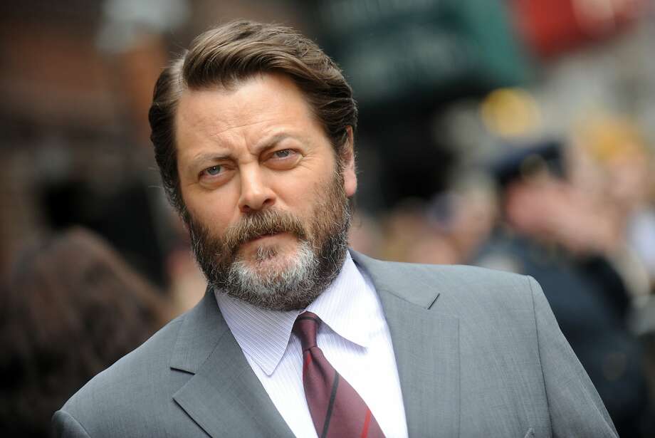 Nick Offerman clean shaven