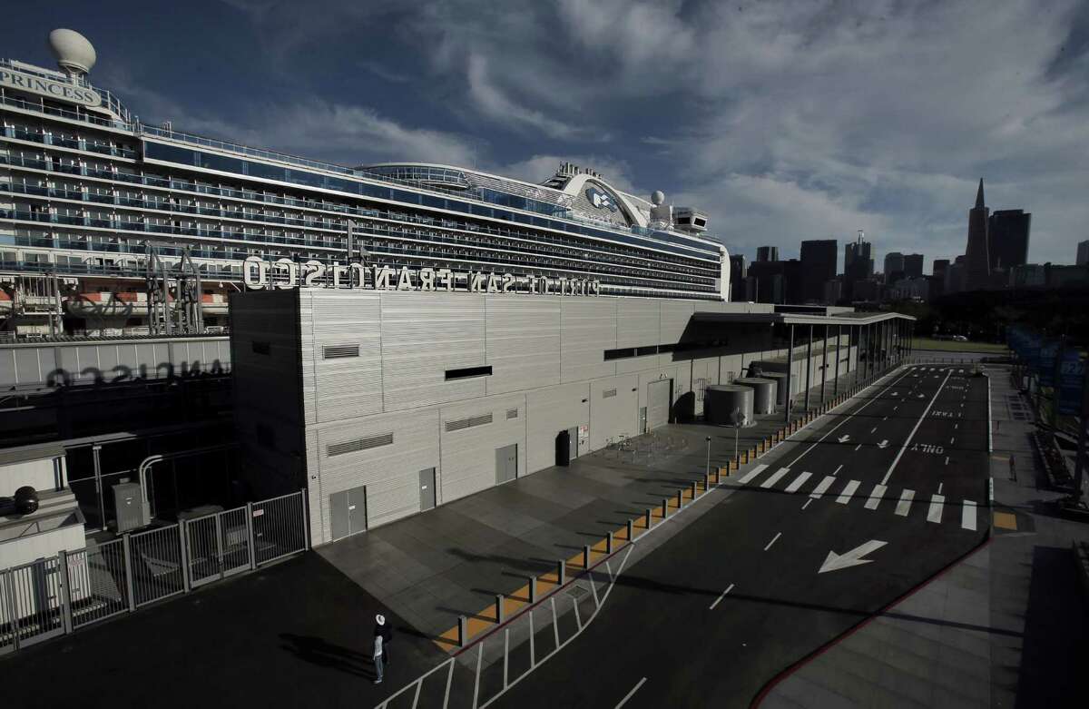 A Princess Cruises ship dwarfs the size of the building at the new Pier 27 terminal in San Francisco, Calif., on Monday, September 22, 2014. The new terminal will be inaugurated on Thursday, but has already had several large cruise ships dock in the past few weeks, the new cruise terminal at Pier 27 has reshaped the Embarcadero by adding another activity center while strengthening the traditional maritime uses.