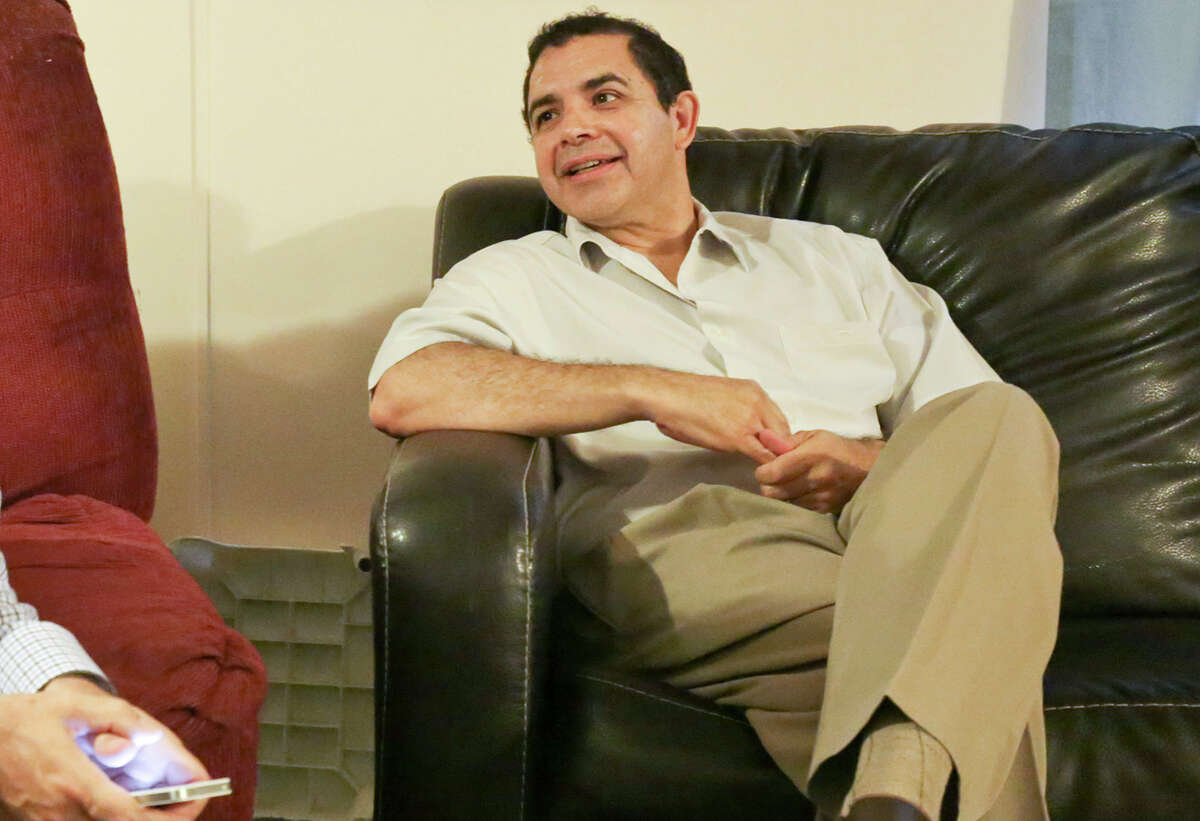 Congressman Henry Cuellar speaks during an interview at his parent's home in Laredo, TX on Sunday, Sept. 14, 2014.