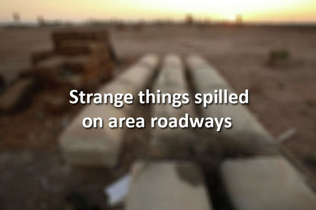 Strange things often spill on area roadways. Look back at some of the most memorable. 