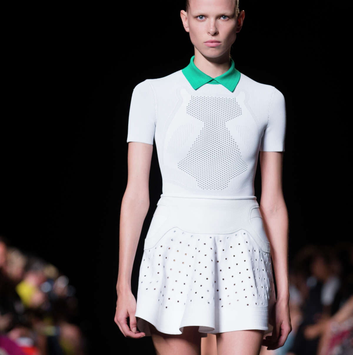 Athletic influences once again dominated Alexander Wang’s spring 2015 collection modeled during Fashion Week in New York.