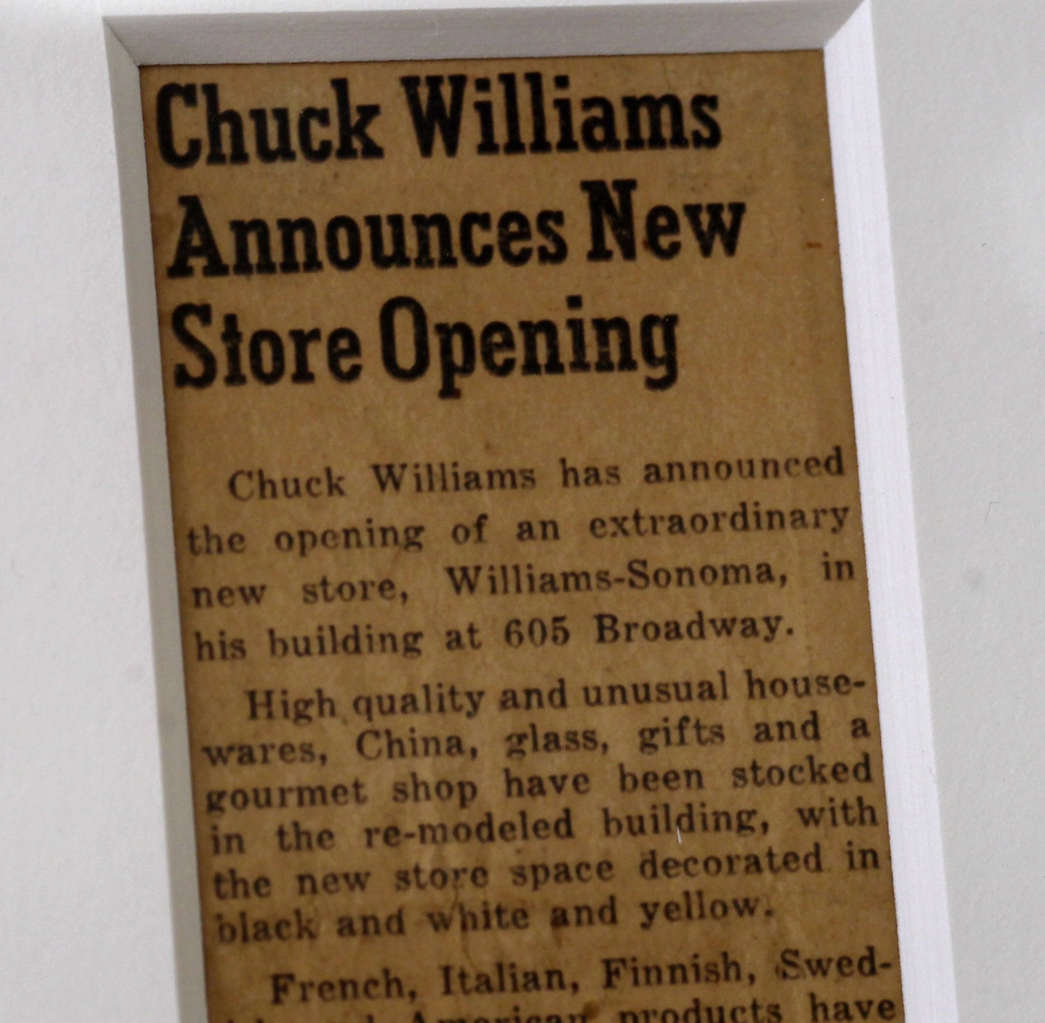 Return to Sonoma: We're Reopening Our First Store! - Williams