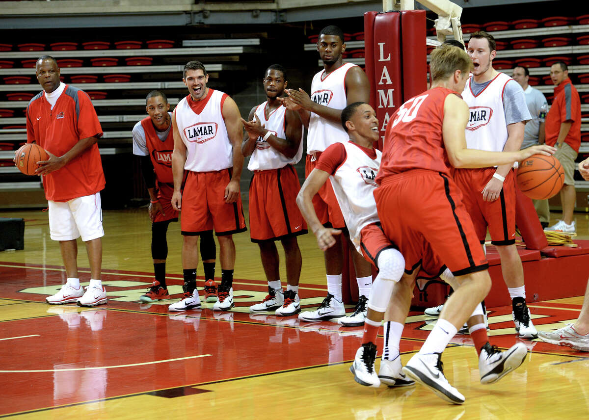 Lamar men hold energized first practice