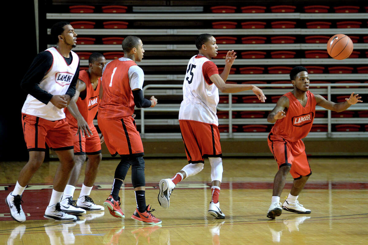 Lamar men hold energized first practice
