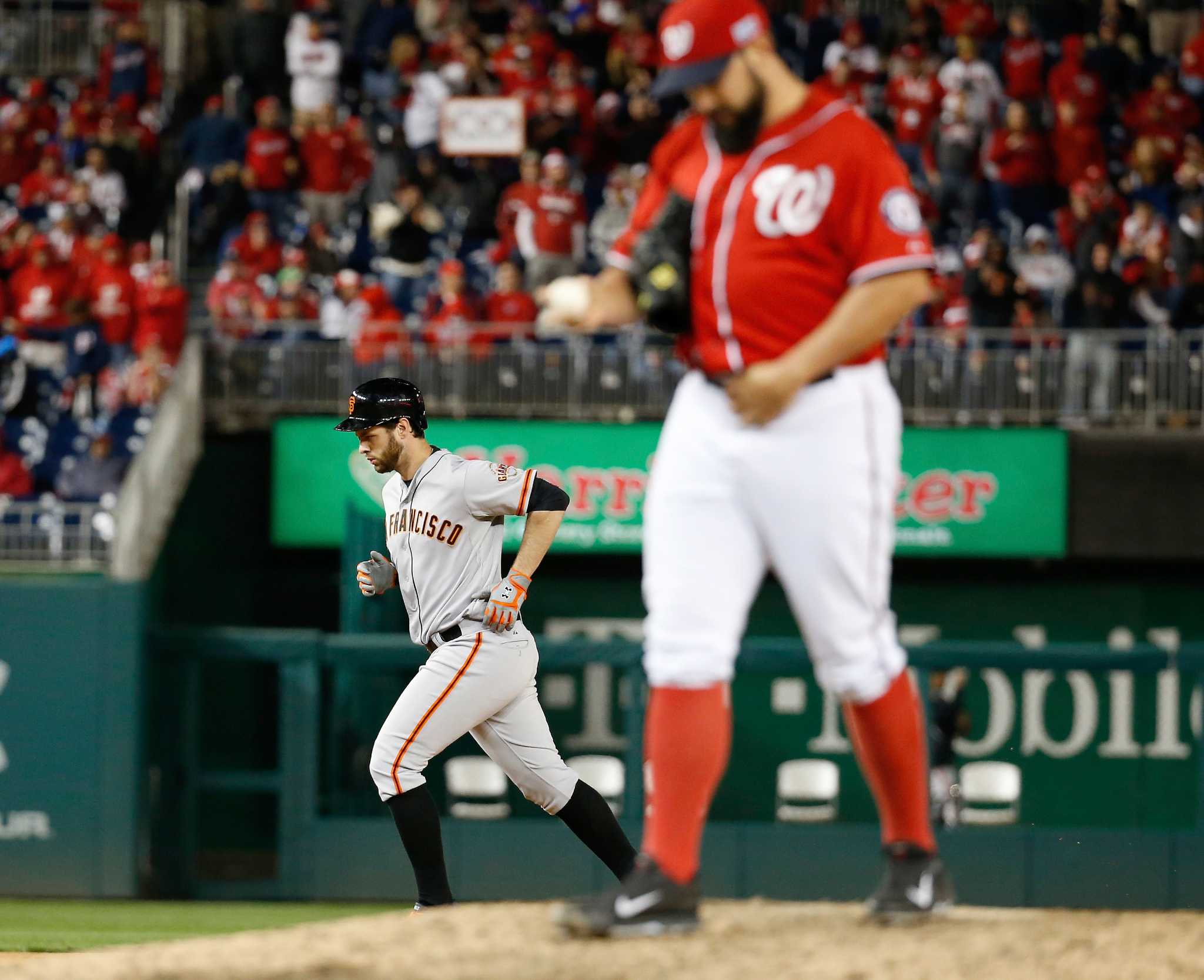 Brandon Belt's homer gives Giants a 2-1, 18-inning win over Nats