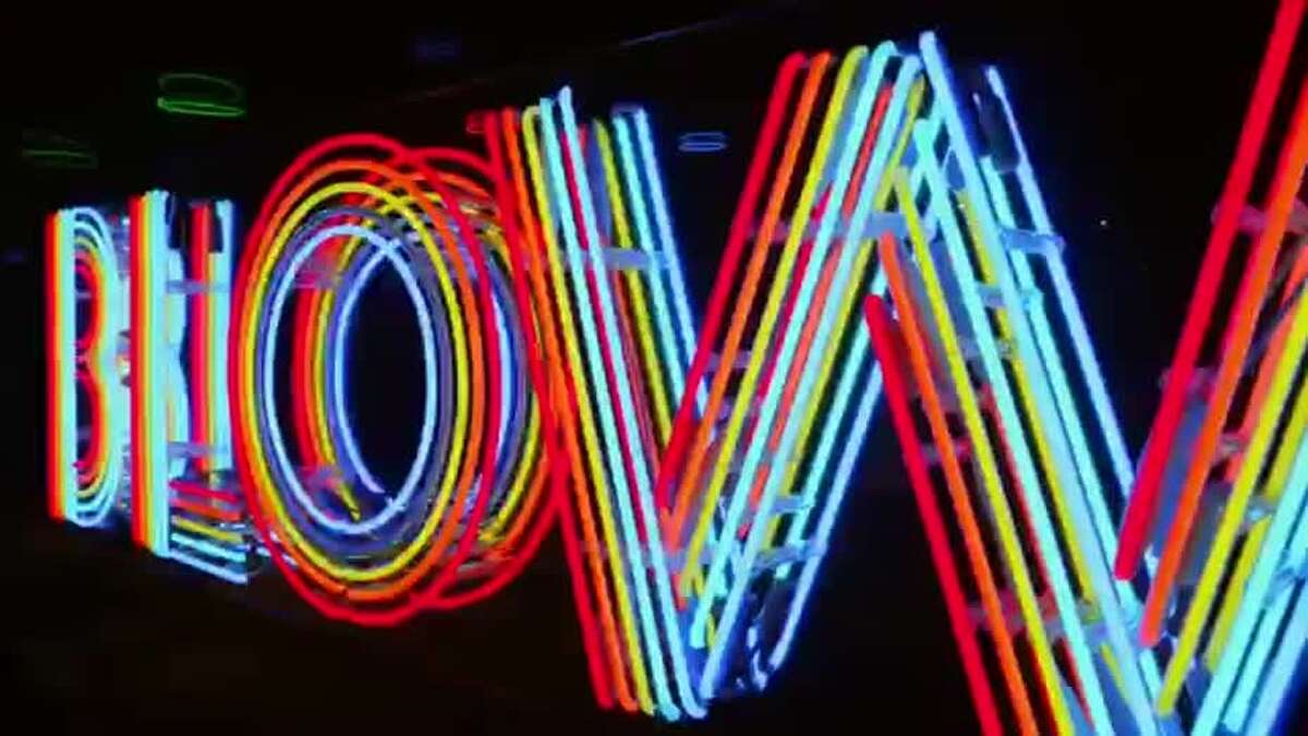 "Blow," the sign Tim Walker's Neon Gallery made for Beyoncé's video.