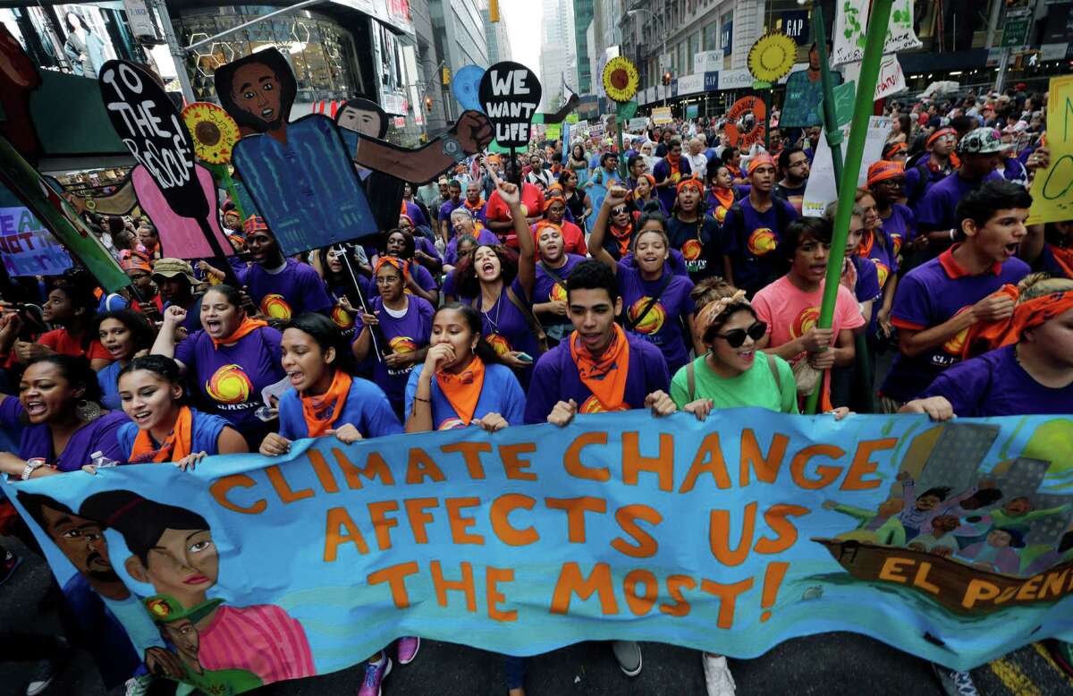 Thousands of young people marched in New York City last month to call for policymakers to take action on climate change. More than half of Americans polled don't think the government can do much to effectively minimize the threat.