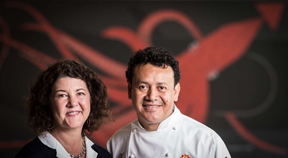 H Town Restaurant Group Photo: Tracy Vaught and Hugo Ortega, owners of Backstreet Cafe, Hugo's, Caracol, Trevisio and Prego Coming soon (not pictures in slideshow): concepts at George R. Brown Convention Center and IAH