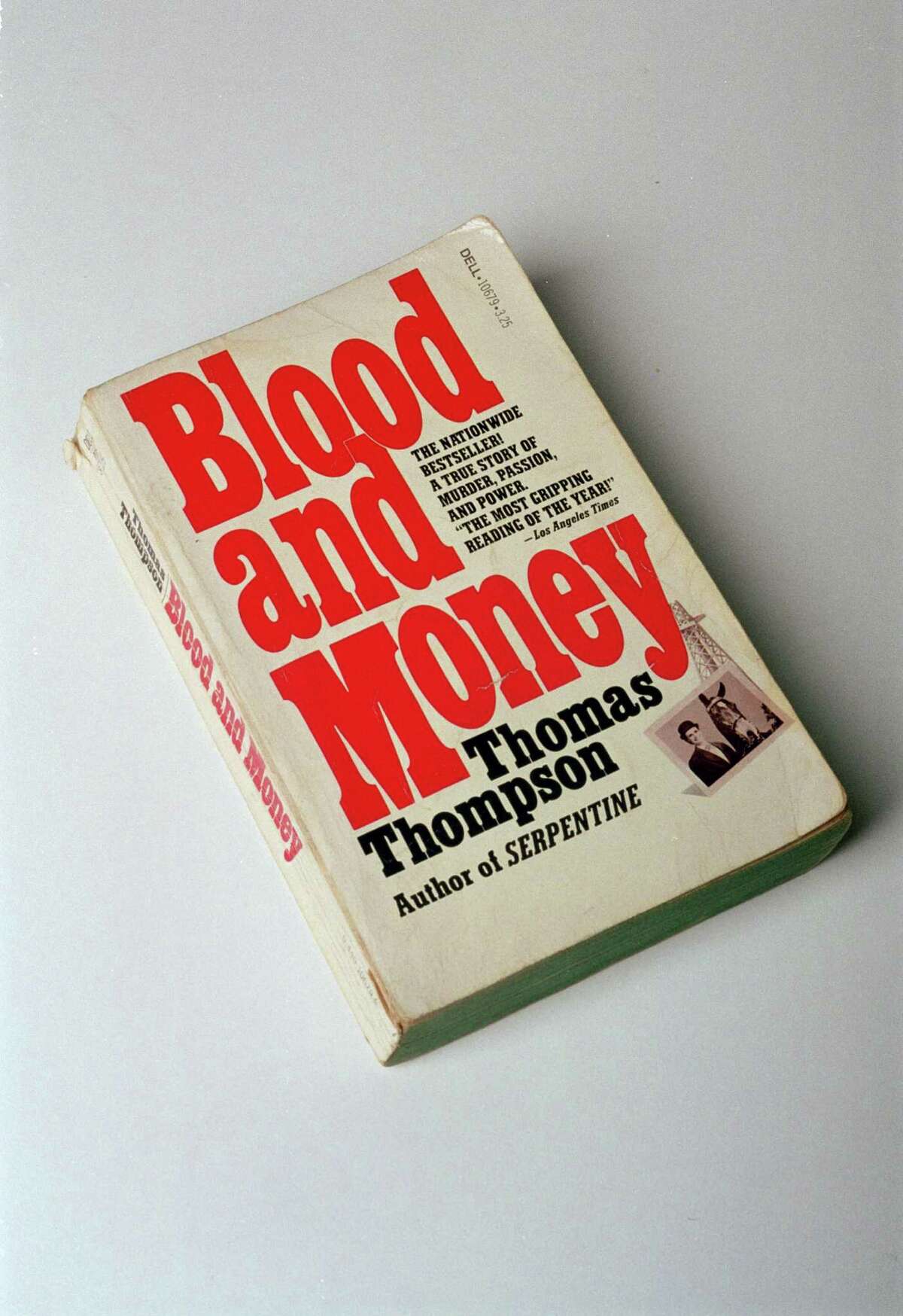 Blood and Money by author Tommy Thompson, shot in the Chronicle studio on 7/17/03. Thomas Thompson