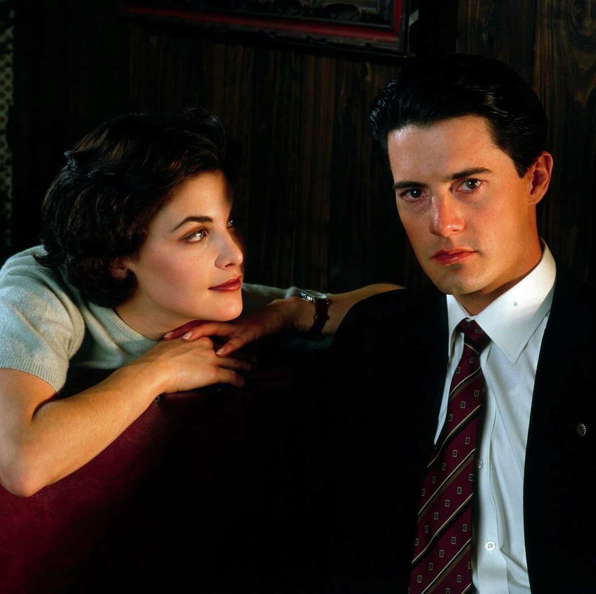 "Twin Peaks" was a pioneer in eerie, surreal TV and developed a devoted following soon after it debuted on April 8, 1990. Here's a look at where in Washington the show was filmed, and what the original cast is up to now. Pictured are Sherilyn Fenn and Kyle MacLachlan. 