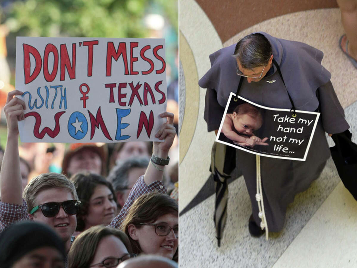 The abortion fight in Texas The debate over abortion has been a contentious one in Texas. See photos from the abortion fight in the Lone Star State.