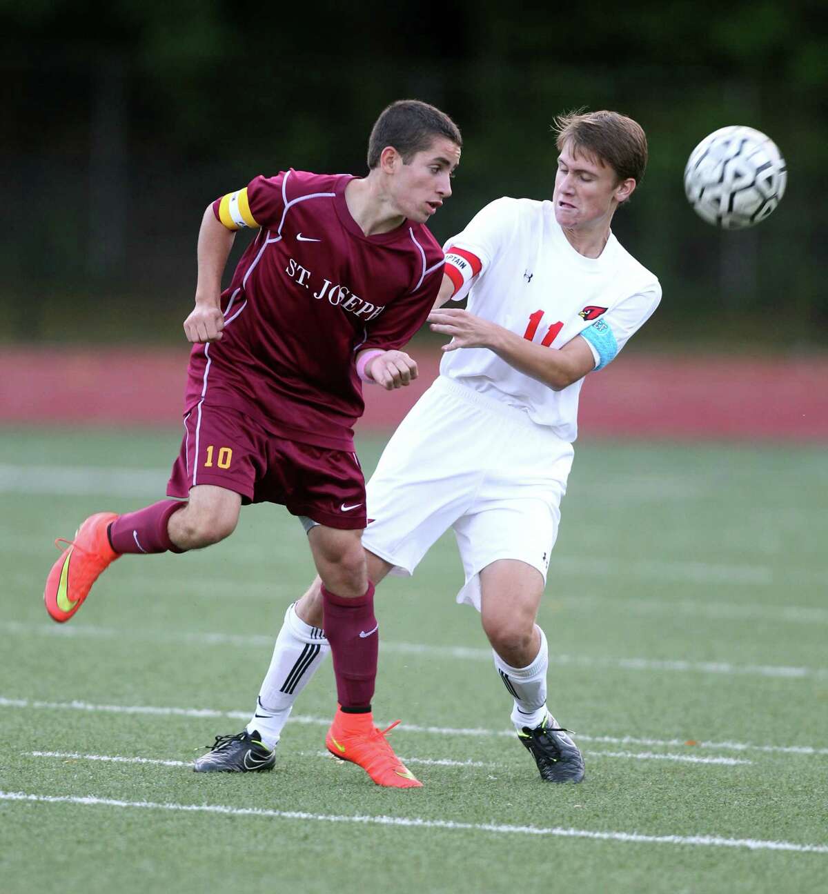 Bartels' hat trick powers Greenwich boys soccer team past St. Joseph