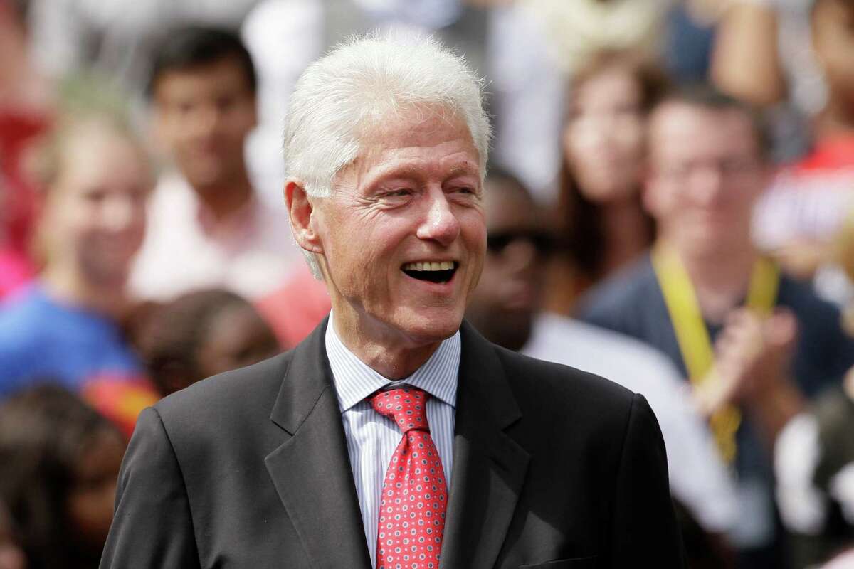 Former President Bill Clinton will appear at a Democratic fundraiser Wednesday in Woodside. (AP Photo/Danny Johnston)