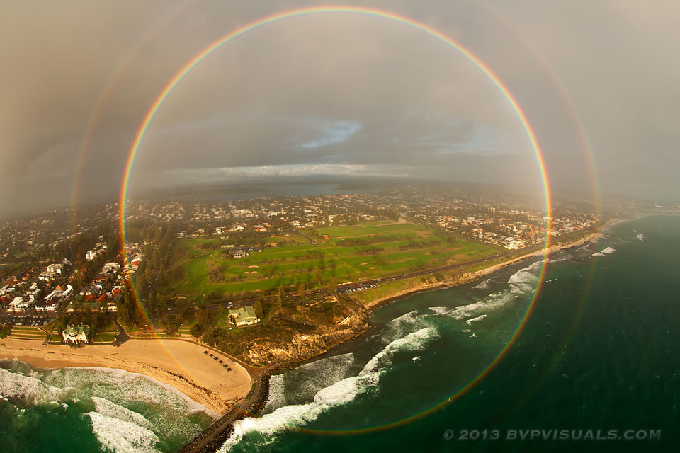 NASA 'Picture of the day' captures aerial view of full circle rainbow
