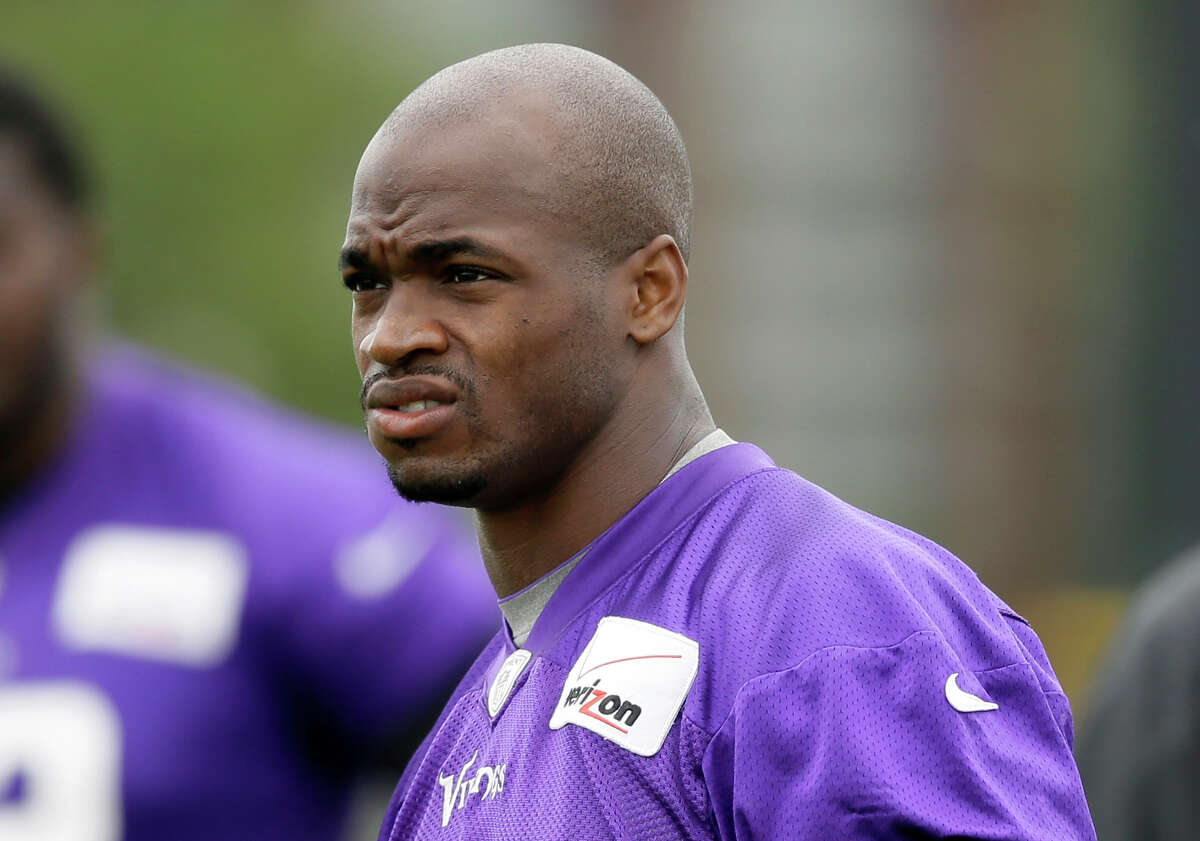 Adrian Peterson's Vikings uniform beats him to Hall of Fame – Twin Cities