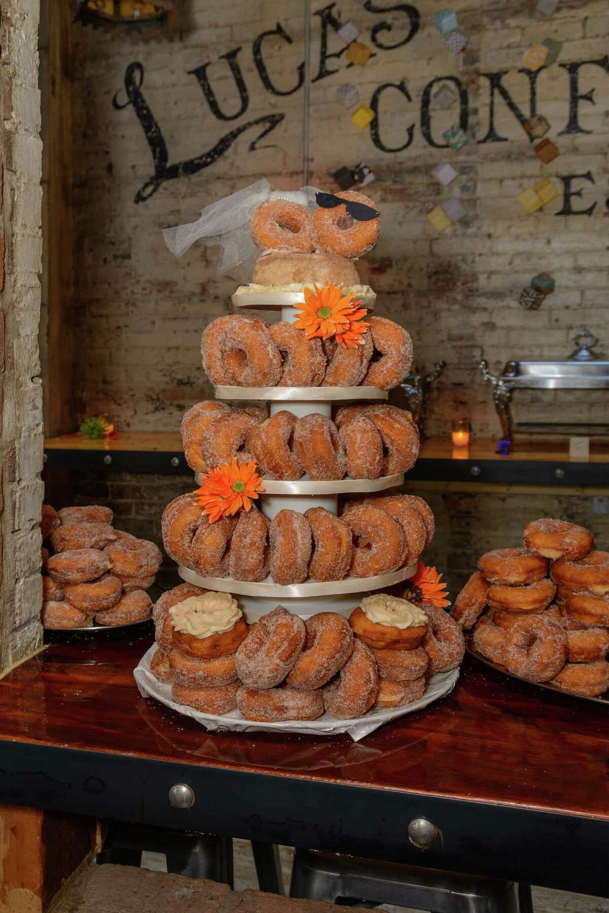 Doughnut wedding 'cake' a creation to cherish Doughnut Cake
