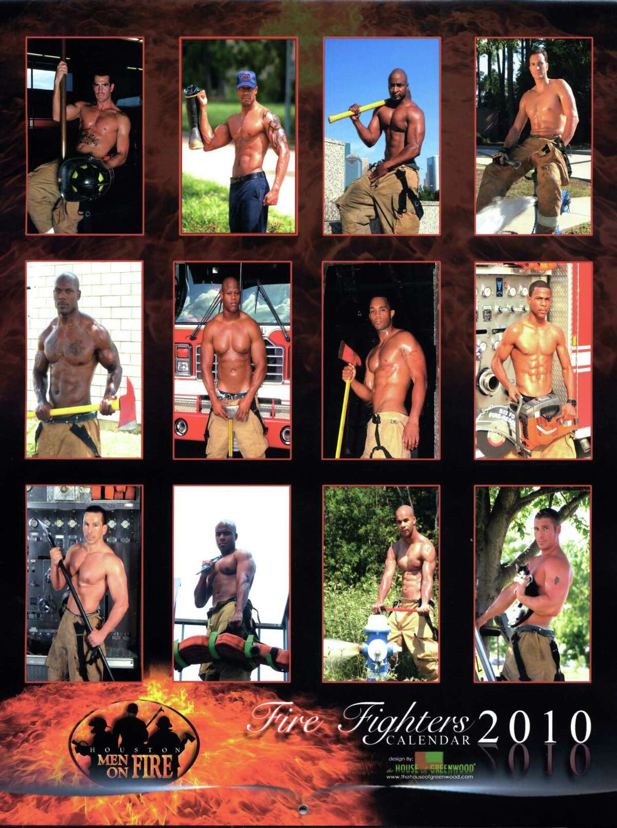 Houston firefighters pose for smokin' hot calendar