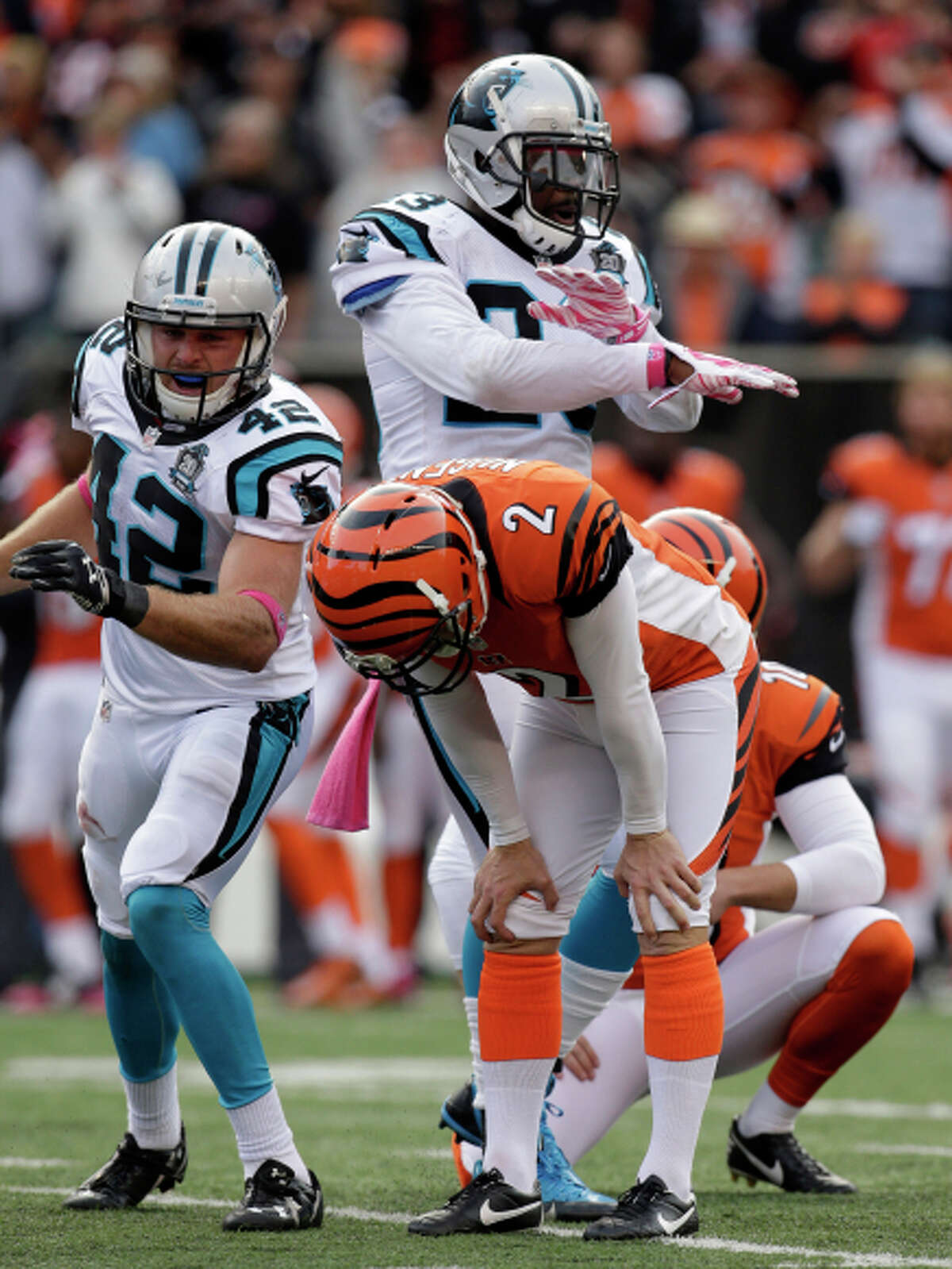 Missed Field-goal Try Leaves Bengals, Panthers With 37-37 Tie