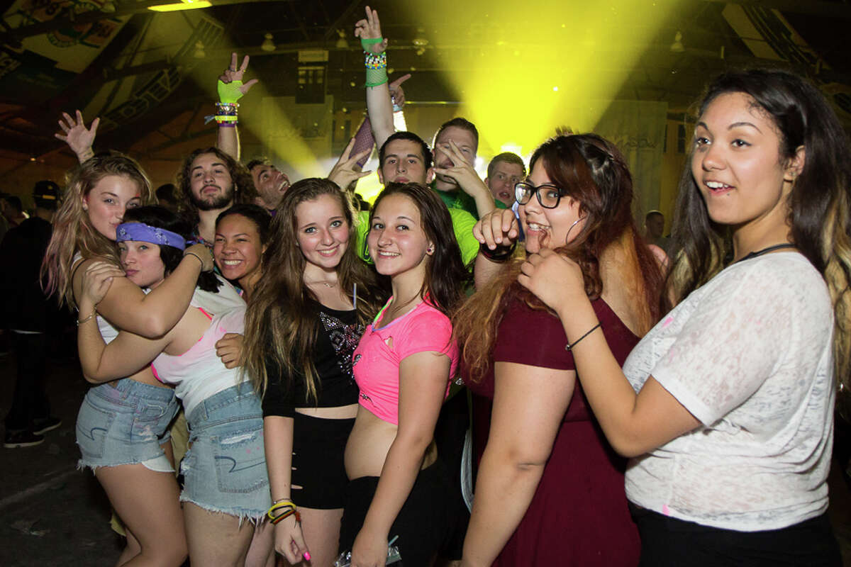 Seen Foam N Glow party at the Armory