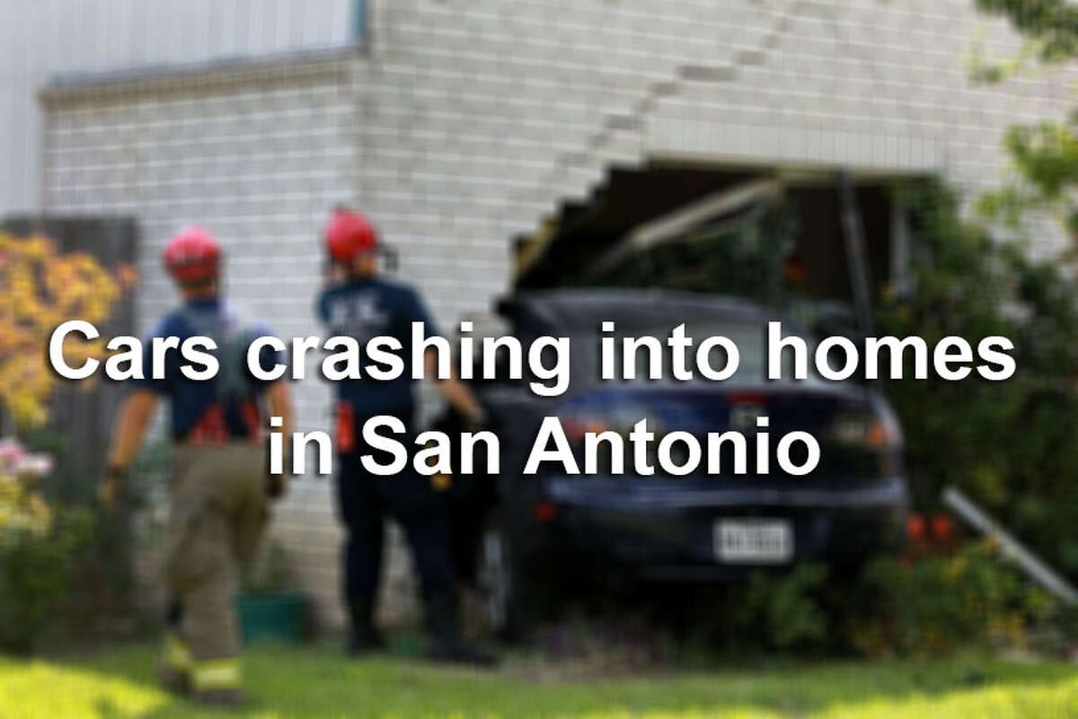 Cars crash into homes in San Antonio more often than you may think. From a VIA bus to a car hitting a city council member's home, click through this gallery to see some of the crashes in the Alamo City.