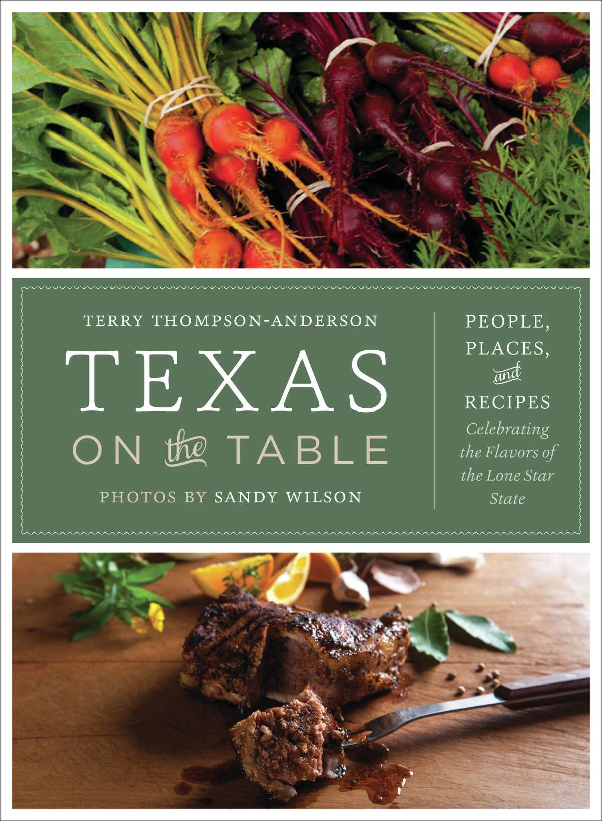 "Texas on the Table: People, Places and Recipes Celebrating the Flavors of the Lone Star State," by Terry Thompson-Anderson, is a finalist for "Cookbook of the Year" from the James Beard Foundation.
