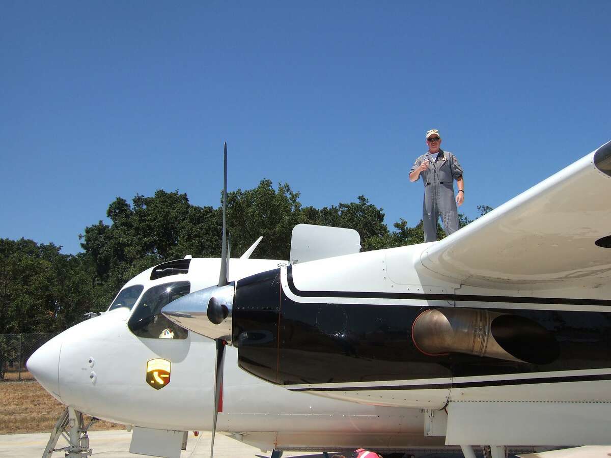 DynCorp International shows pilot Geoffrey "Craig" Hunt who was killed Tuesday, Oct. 7, 2014, while fighting the Dog Rock Fire in Yosemite National Park. Hunt, 62, a 13-year veteran pilot of Dyncorp International, was flying a S-2T air tanker, similar to the plane in the photo, under contract with the state, when his plane hit a canyon wall while fighting the blaze that has caused the closure of the major western entrance into the heart of the park. CalFire has temporarily grounded it's fleet of S-2T's for inspection.