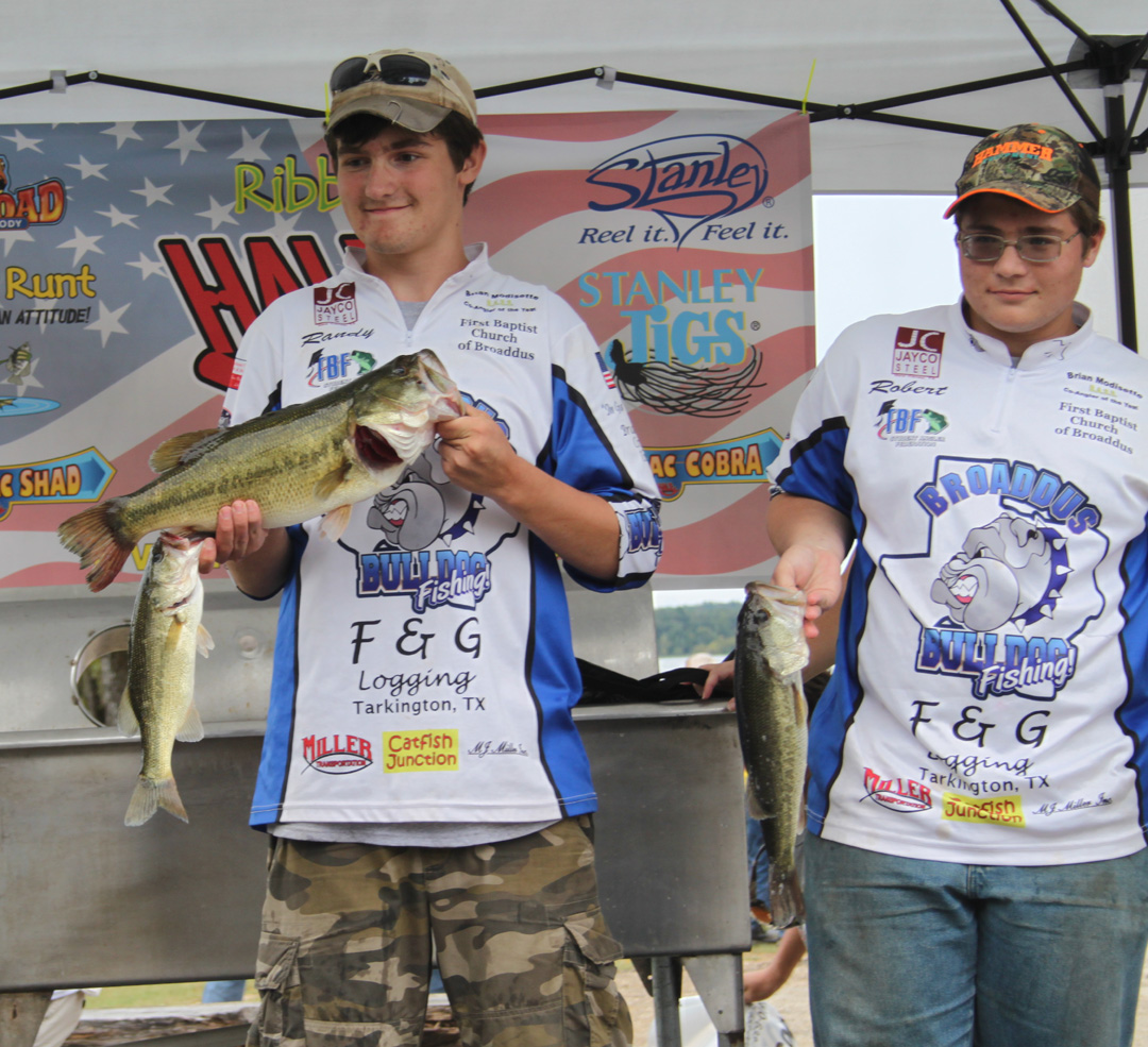 Deep East Texas High School Fishing tournament was won by Broaddus Bulldogs