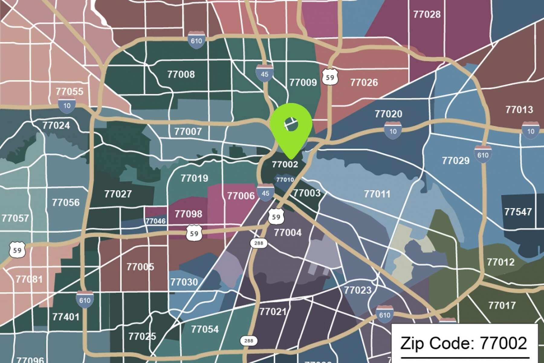 Houston Zip Codes Map The Best Zip Codes In Houston