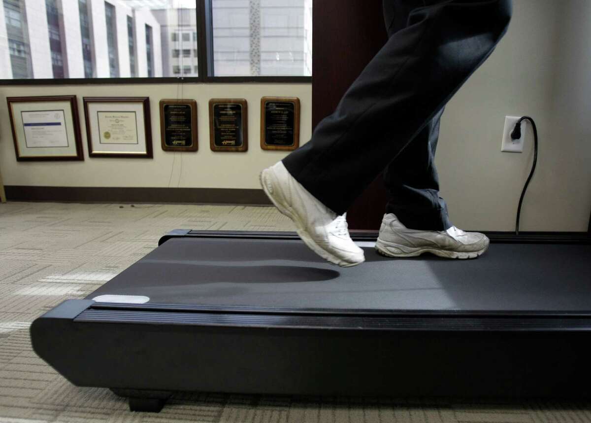 Some experts say treadmill desks help with weight loss and productivity.