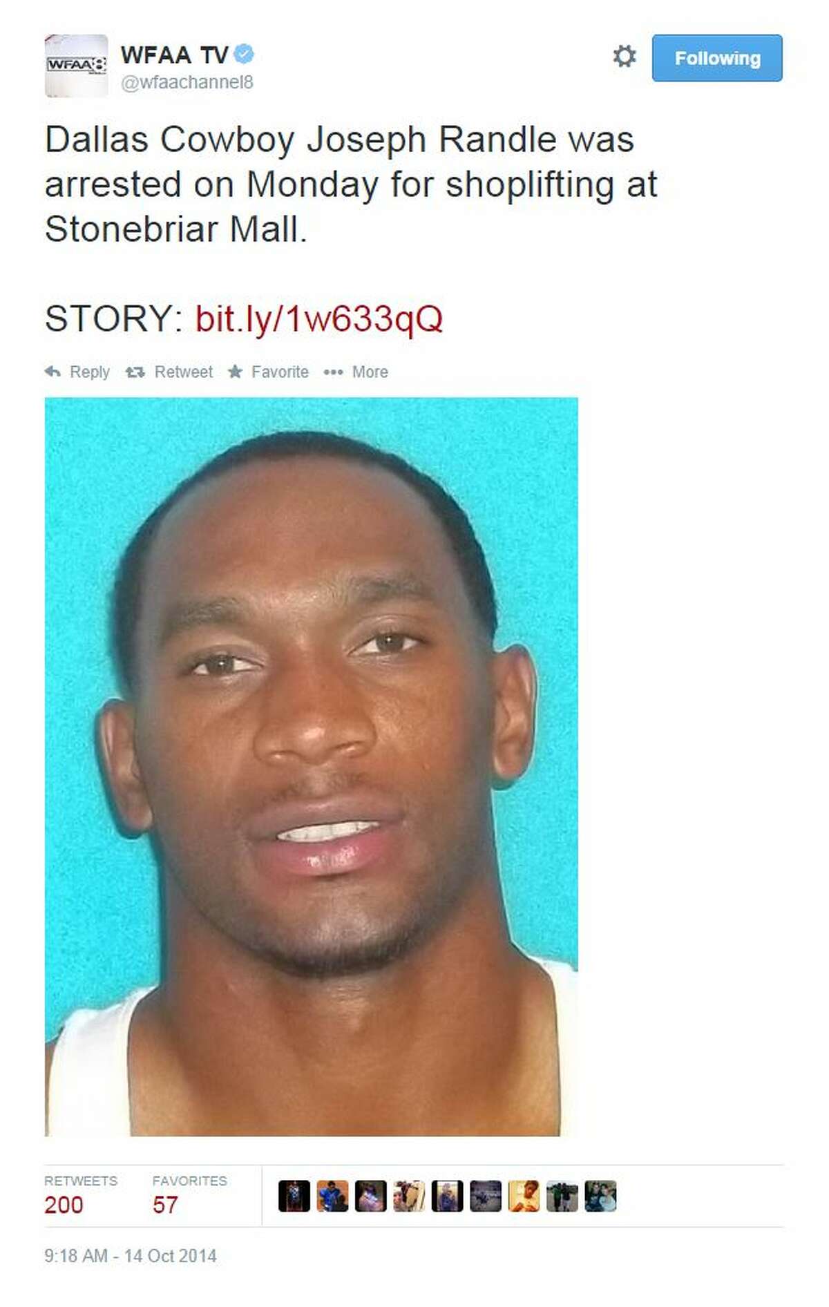 Dallas Cowbabes Running Back Joseph Randle Arrested For Stealing Underwear Cologne