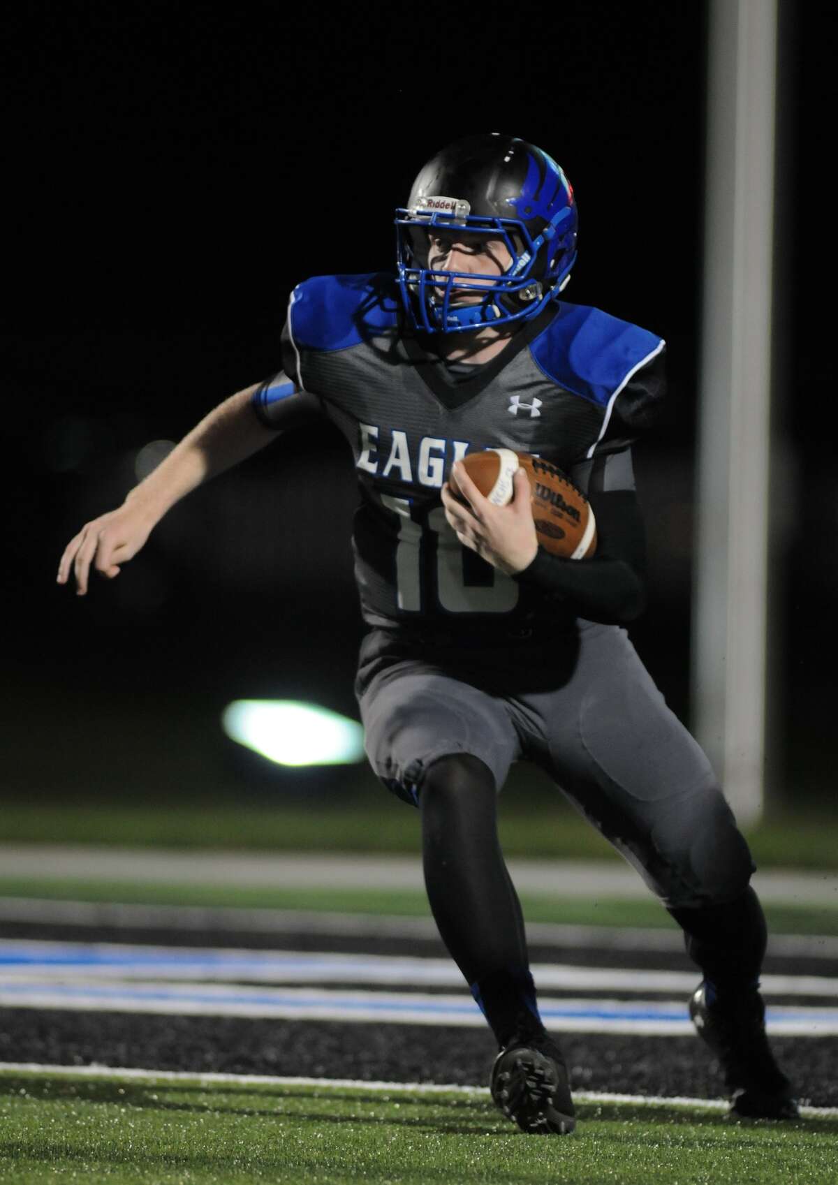 New Caney's Timmy Ware, above, shared Newcomer of the Year honors with Humble's Terio Brown.
