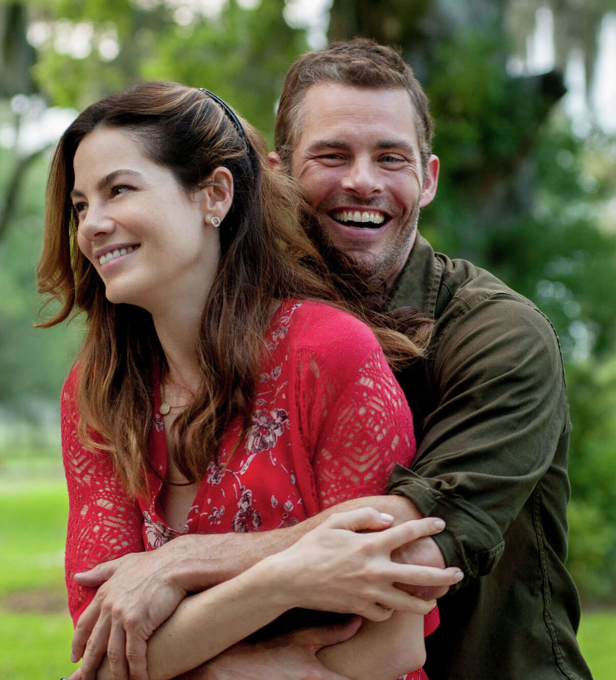 Michelle Monaghan and James Marsden star in "The Best of Me."﻿