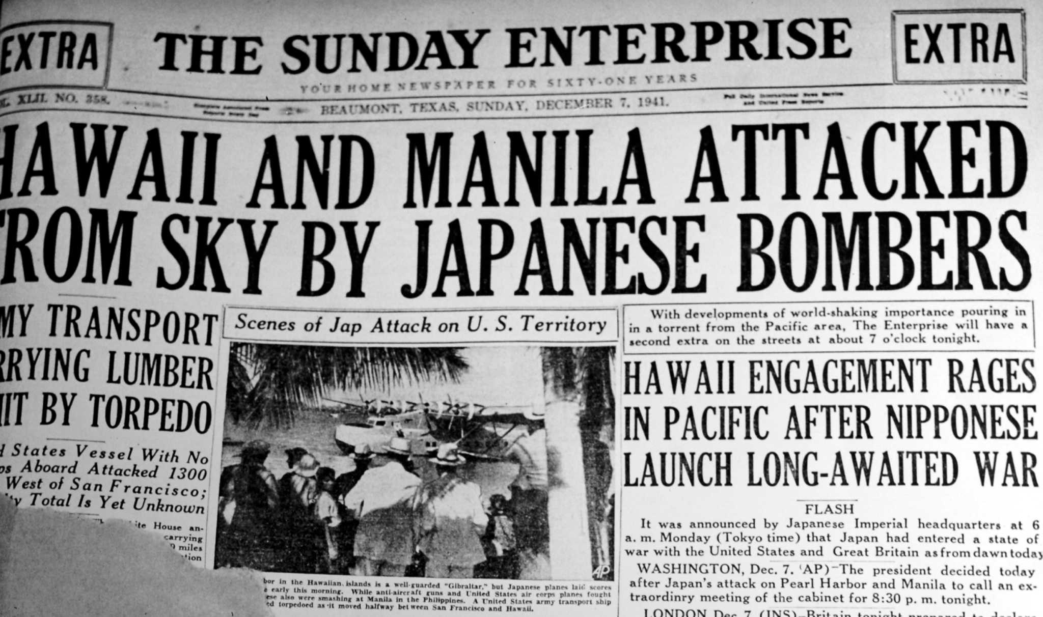 Gripping photos show attack at Pearl Harbor