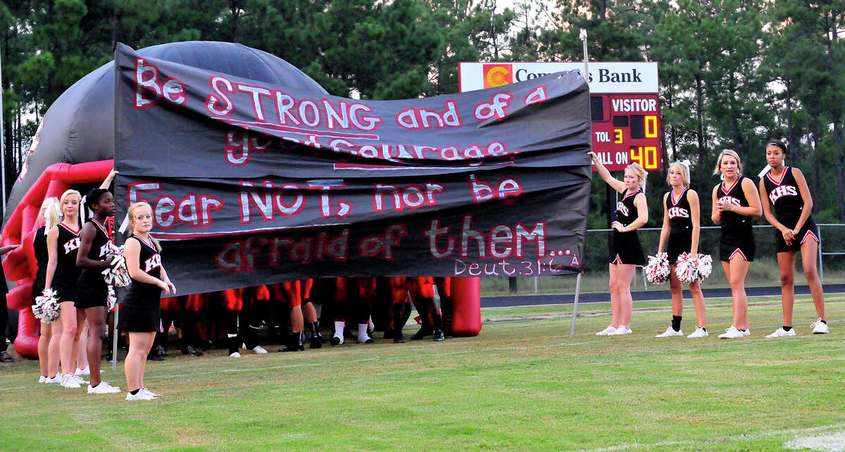 Kountze's match up with Hull-Daisetta at the Lion's stadium on Friday night. Cassie Smith/The Enteprise