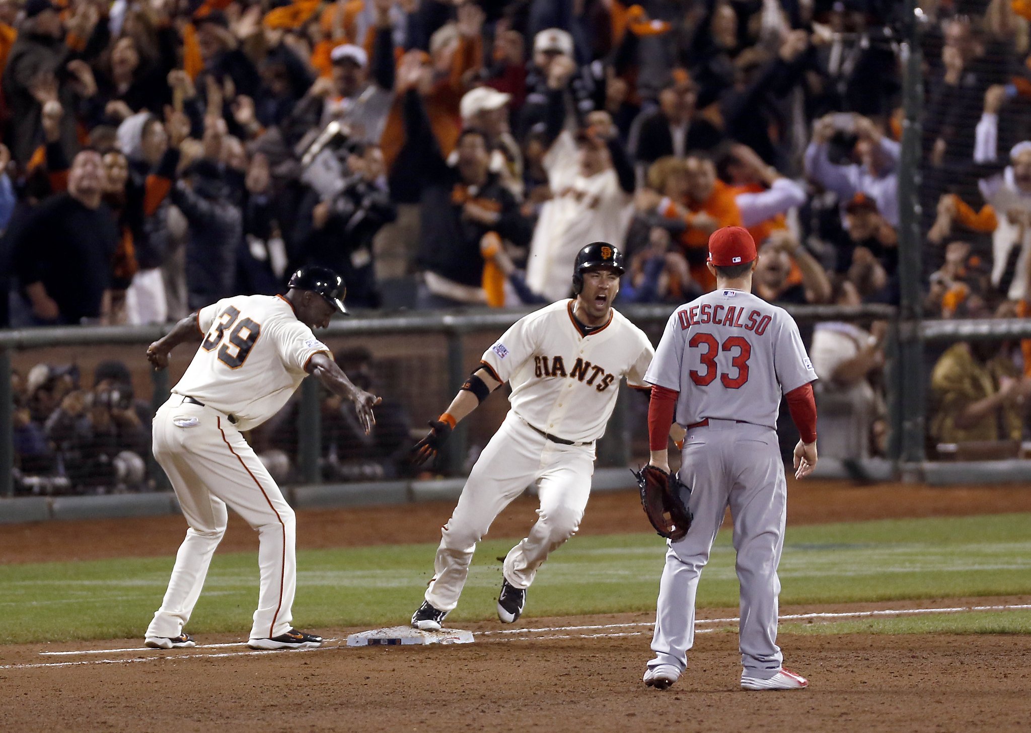 The Giants Win the Pennant on a Walk-Off Home Run