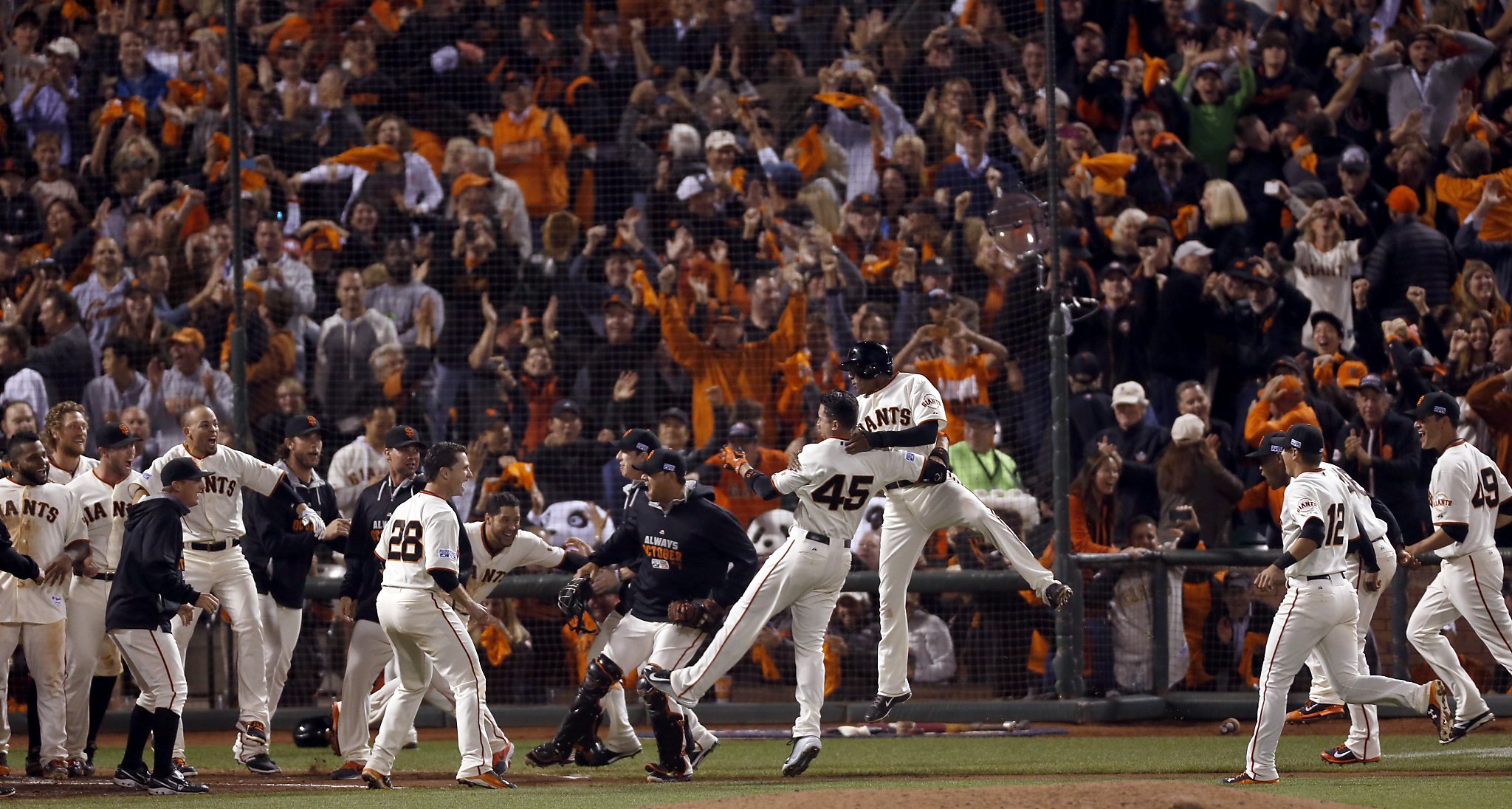 NLCS: Giants oust Cardinals on Ishikawa's walk-off HR