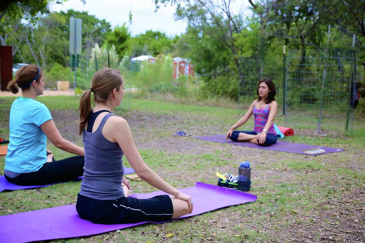 Yoga classes leave the studio