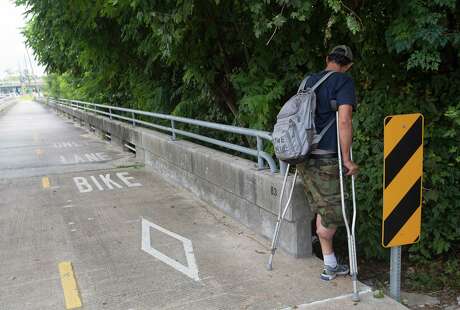 He's back home. After a summer of sobriety and a trailer filled with amenities, Paul Carbonneau starts drinking again and has to return to his camp under the Galleria-area bridge. It's a bittersweet moment for him and all those who tried to help him. ( Johnny Hanson / Houston Chronicle )
